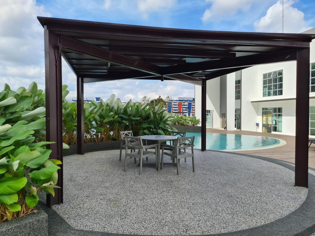 Eid Sks Habitat -Free Wifi Netflix, Larkin, Johor Bahru Lejlighed Eksteriør billede