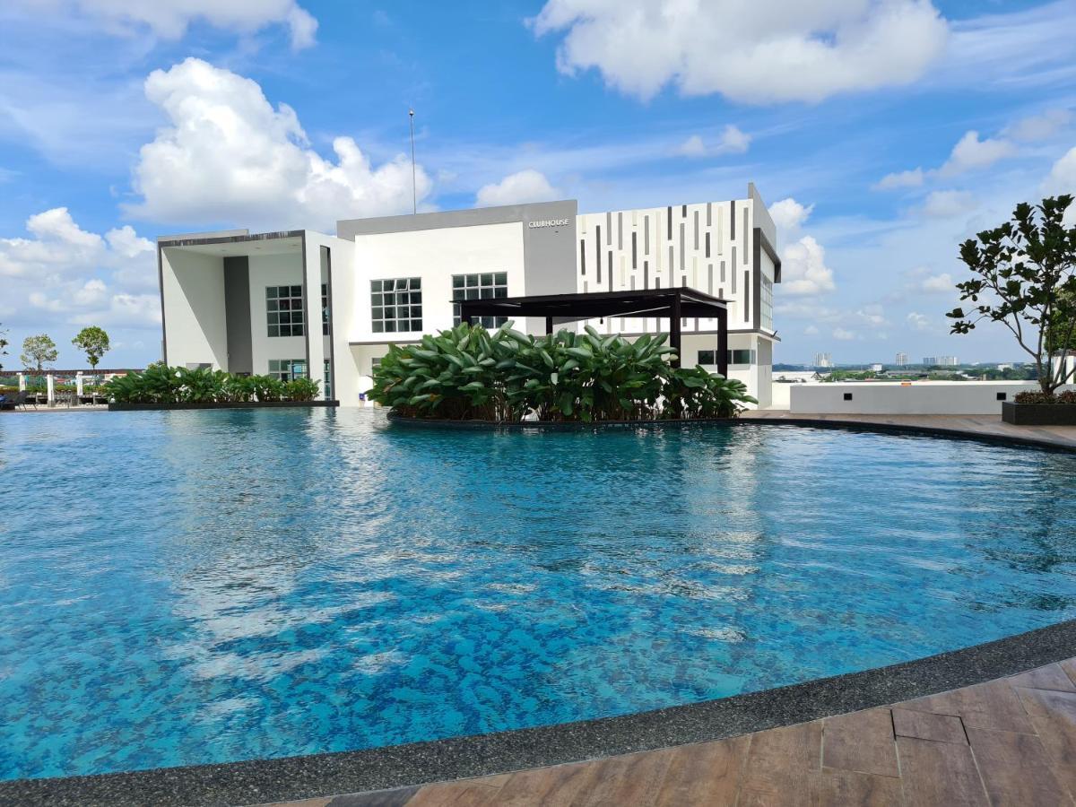 Eid Sks Habitat -Free Wifi Netflix, Larkin, Johor Bahru Lejlighed Eksteriør billede